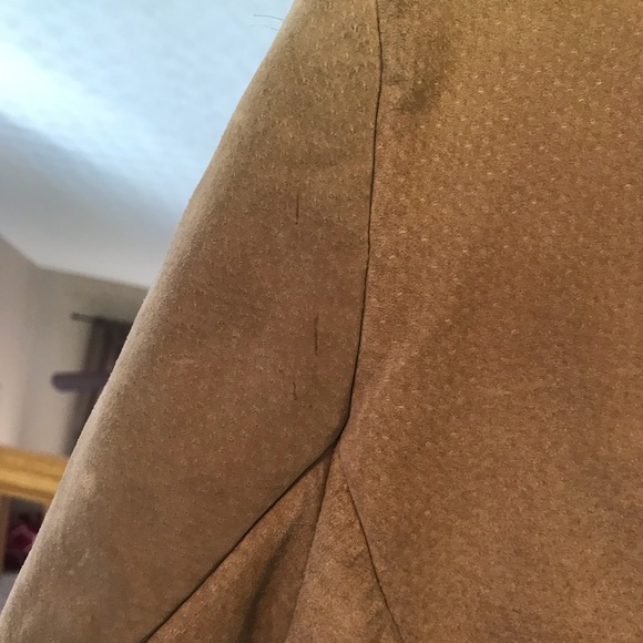 St John’s Bay Suede Penny Lane Tan Coat - Picture 9 of 14